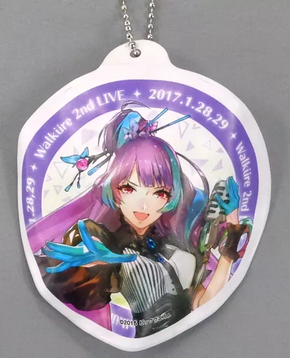 美雲・ギンヌメール(右手広げ/左手マイク) バルーン 「SANKYO presents マクロスΔ 戦術音楽ユニット ワルキューレ 2nd LIVE in 横浜アリーナ ワルキューレがとまらない」 会場限定ガチャガチャ