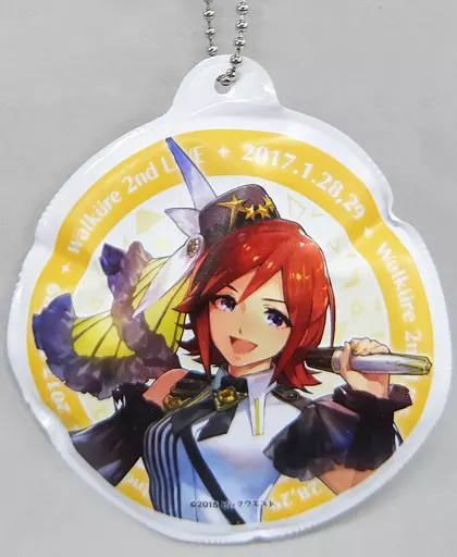 カナメ・バッカニア(正面/左手マイク) バルーン 「SANKYO presents マクロスΔ 戦術音楽ユニット ワルキューレ 2nd LIVE in 横浜アリーナ ワルキューレがとまらない」 会場限定ガチャガチャ