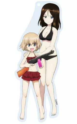 カチューシャ＆ノンナ(水着) アクリルキーホルダー 「ガールズ＆パンツァー 最終章」