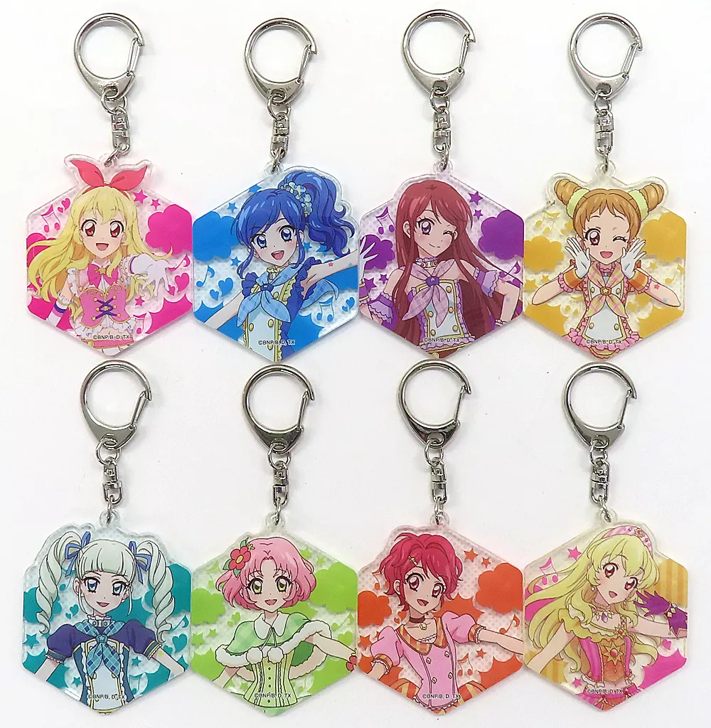 全8種セット 「アイカツ! アクリルキーホルダーコレクションA」