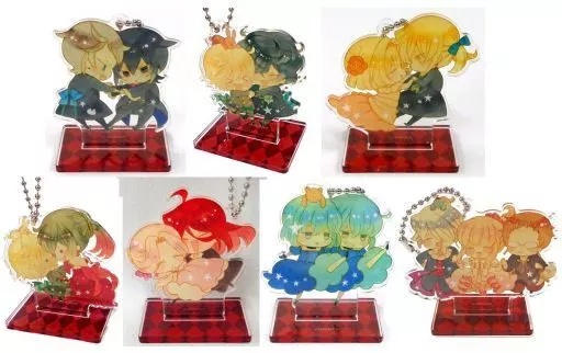 全7種セット 「PandoraHearts-パンドラハーツ-×ヴァニタスの手記 コラボレーションカフェ トレーディングアクリルスタンドキーホルダー」