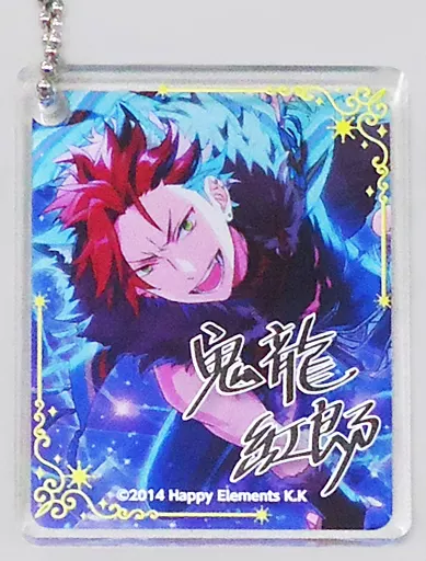鬼龍紅郎 「あんさんぶるスターズ!×animatecafe CoLotta(トレーディングアクリルプレートキーホルダー) Aグループ」