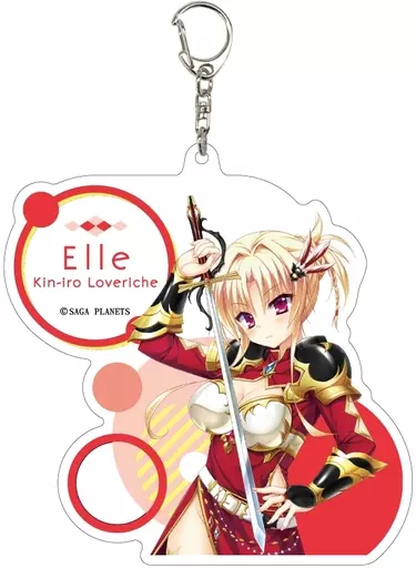 03.エロイナ・ディ・カバリェロ・イスタ デカアクリルキーホルダー 「金色ラブリッチェ」