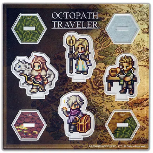 アクリルスタンド・アクリルパネル　A.左向き(オフィーリア・クレメント他) アクリルスタンド 「オクトパストラベラー」