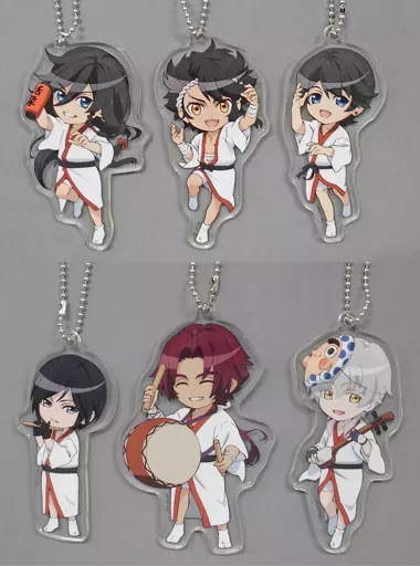 集合 アクリルチャーム(6種セット) 「活撃 刀剣乱舞 徳島ふるさと納税 阿波おどりポスターセット/Specialセット」