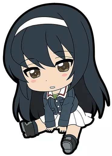冷泉麻子 「ガールズ＆パンツァー 最終章 ぺたん娘トレーディングラバーストラップVol.1」
