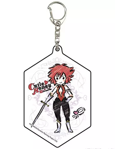 02.キューティーハニー グラフアートデザイン アクリルキーホルダー 「キューティーハニー Cutie Honey Universe」