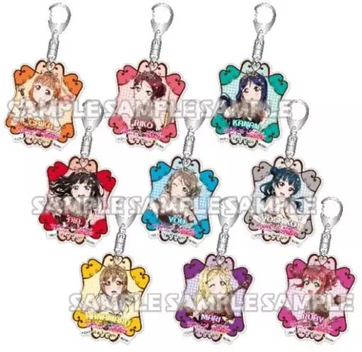 全9種セット 「ラブライブ!サンシャイン!! アクリルトレーディングキーリングVer.5」