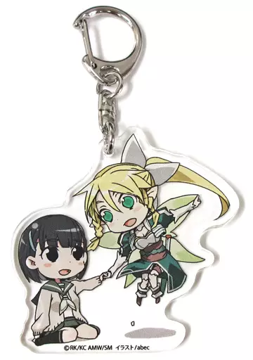 リーファ＆桐ヶ谷直葉 「ソードアート・オンライン ミニキャラトレーディングアクリルキーホルダー」