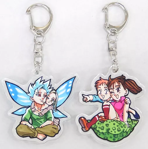 キング＆ディアンヌ/バン＆エレイン アクリルキーホルダー(2個セット) 「コミックス 七つの大罪 32巻 限定版」 同梱特典