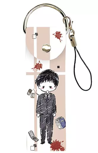 沢崎孝 グラフアートデザイン ビッグレザーストラップ 「デビルズライン」