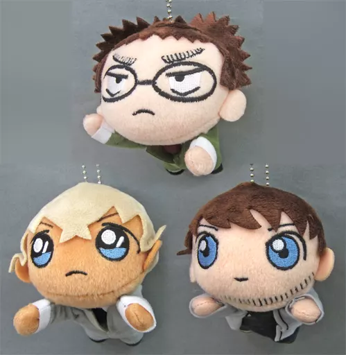 全3種セット 寝そべりキーチェーンマスコット”安室＆風見＆スコッチ” 「名探偵コナン」