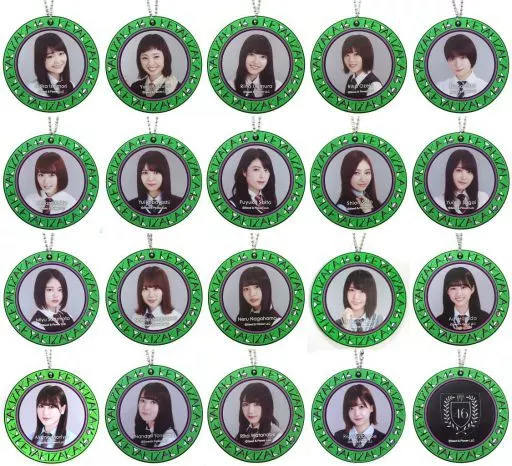 全20種セット 欅坂46 ラバーチャーム 「くじっちゃお 欅坂46くじ(2018)」ラバーチャーム賞