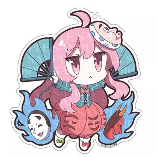 09.秦こころ アクリルキーホルダー ゆるっととうほう 「東方Project」