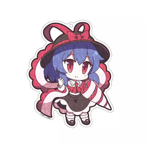 10.永江衣玖 アクリルキーホルダー ゆるっととうほう 「東方Project」
