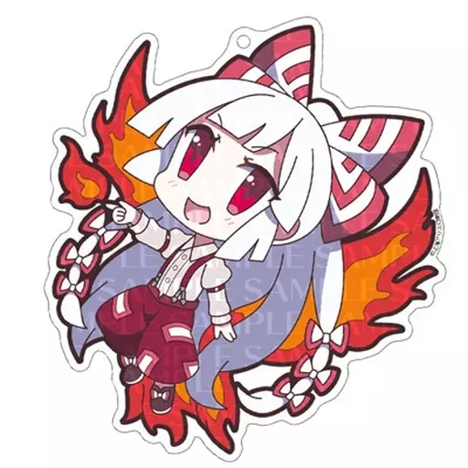 28.藤原妹紅 アクリルキーホルダー ゆるっととうほう 「東方Project」