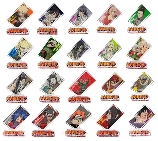 小物(キャラクター)　うちはオビト 「NARUTO-ナルト- アクリルキャラコレクション」 創刊50周年記念 週刊少年ジャンプ展 VOL.3グッズ 駿河屋 -<中古>全20種セット 「NARUTO-ナルト- アクリルキャラ