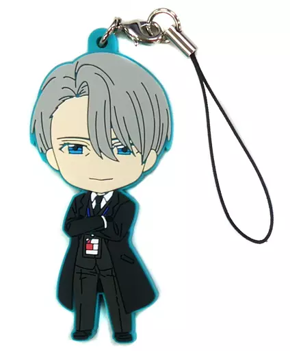 ヴィクトル・ニキフォロフ(コーチVer.) ねんどろいどぷらす ラバーストラップ 「ユーリ!!! on ICE ねんどろいど ヴィクトル・ニキフォロフ コーチVer.」 GOODSMILE ONLINE SHOP購入特典