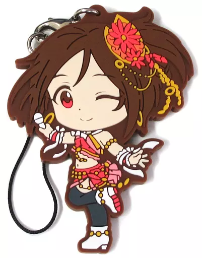 道明寺歌鈴 ラバーストラップ きゅんキャラいらすとれーしょんず 「一番くじ アイドルマスター シンデレラガールズ～Intense heat!～」 E賞