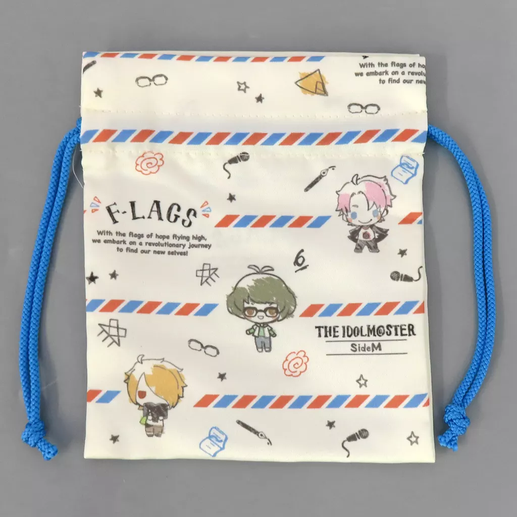 F-LAGS(ユニット別ver.) 巾着 Design produced by Sanrio 「アイドルマスター SideM」