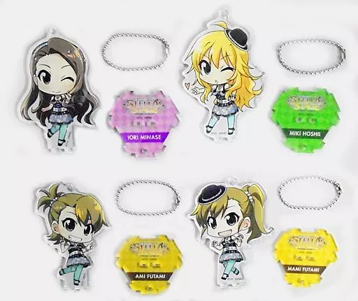 Cセット デフォルメアクリルキーホルダー(4個セット) 「アイドルマスター ステラステージ」 C94グッズ