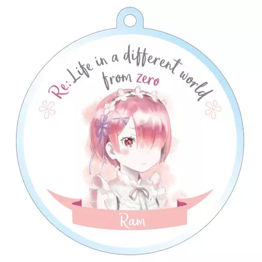 ラム(通常/円形) 「Re：ゼロから始める異世界生活 トレーディングAni-Artアクリルキーホルダー レム＆ラム」