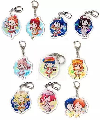 全10種セット 「ラブライブ!サンシャイン!! School idol diary トレーディングアクリルキーホルダー4」 C94グッズ