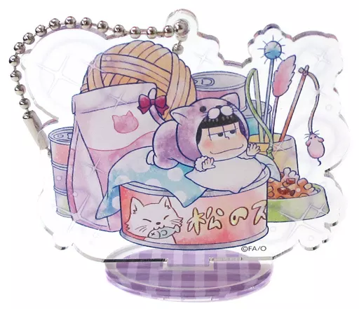 一松(みにまつシリーズ) 「おそ松さん にゅ～パズ松さん トレーディングアクリルスタンドキーホルダー」 第2期スペシャルイベント フェス松さん’18グッズ