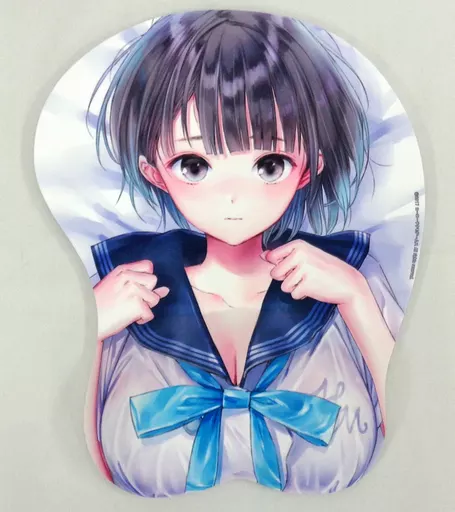 駿河屋 -<中古>白井日菜子(制服Ver.) 等身大マウスパッド 「BLUE