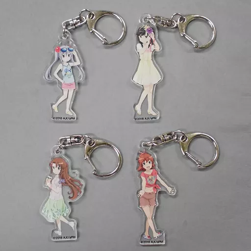 全4種セット 「劇場版 のんのんびより ばけーしょん アクリルキーホルダー」 劇場グッズ