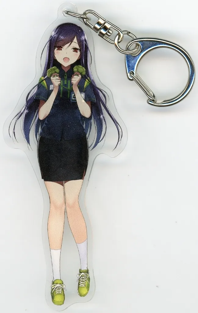 黒雪姫(アクセル・ワールド) NewDays制服 アクリルキーホルダー 「NewDays×電撃文庫25周年 野菜の日キャンペーン」