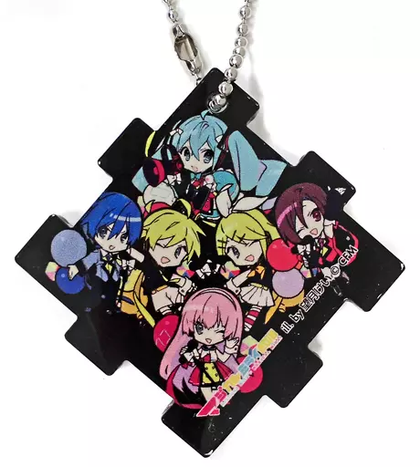 集合(ブラック) 「初音ミク マジカルミライ 2018 パズルアクリルキーホルダー」
