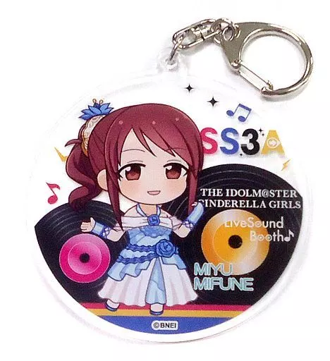 三船美優 公式アクリルキーホルダー 「THE IDOLM＠STER CINDERELLA GIRLS SS3A Live Sound Booth♪」