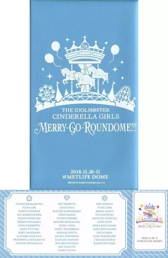 メットライフドームVer. 公式チケットケース 「THE IDOLM＠STER CINDERELLA GIRLS 6thLIVE MERRY-GO-ROUNDOME!!!」