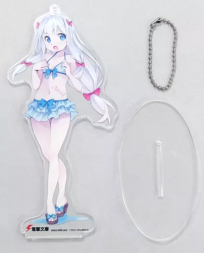和泉紗霧 電撃文庫 水着アクリルマスコット 「エロマンガ先生」 電撃文庫3000タイトル突破!!大感謝フェア記念グッズ