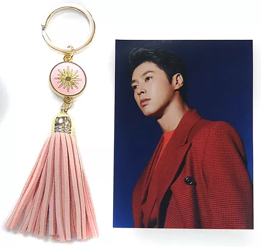 東方神起 タッセルキーホルダー(ステッカー付き) ピンク 「東方神起 LIVE TOUR 2018 ～TOMORROW～」