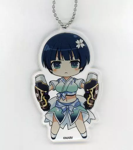 夜桜 「セガコラボカフェ 閃乱カグラ クローズドダイカットアクリルボールチェーン 死塾月閃女学館・秘立蛇女子学園」