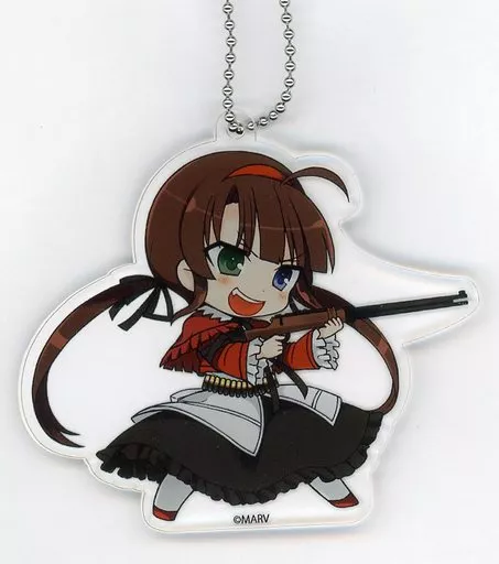 両備 「セガコラボカフェ 閃乱カグラ クローズドダイカットアクリルボールチェーン 死塾月閃女学館・秘立蛇女子学園」