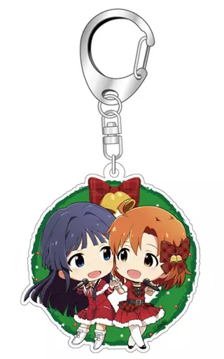 矢吹可奈＆最上静香 「アイドルマスター ミリオンライブ! アクリルポップキーホルダー クリスマス」 BOX購入特典