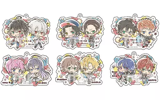 全6種セット 「ヒプノシスマイク-Division Rap Battle- Have fun!シリーズ アクリルキーホルダーコレクション」