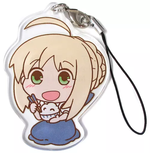 セイバー アクリルストラップ 「一番くじ 衛宮さんちの今日のごはん」 E賞
