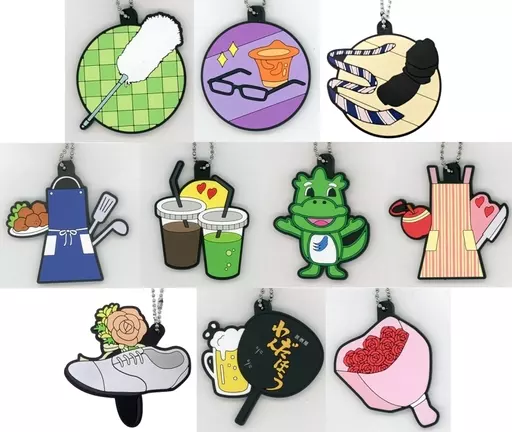 全10種セット おっさんずラブトレーディングラバーキーホルダー 「おっさんずラブ展～君に会えてよかった。～」