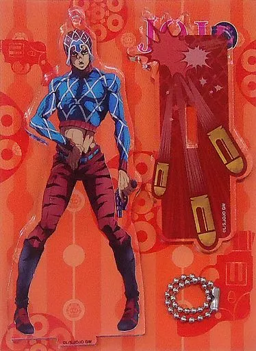 グイード・ミスタ アクリルスタンドキーホルダー 「ジョジョの奇妙な冒険 第五部 黄金の風×ルミネ」（チェーン欠品）