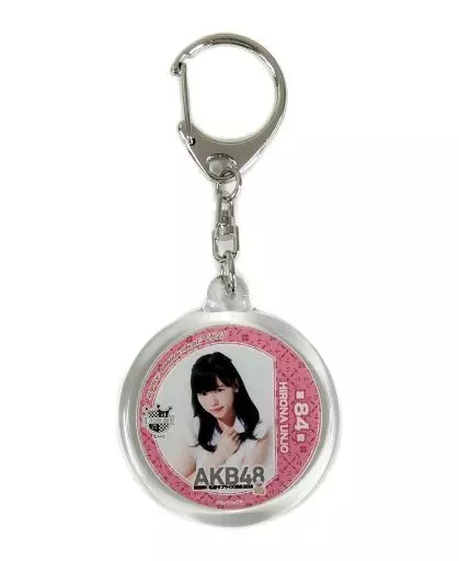 運上弘菜(HKT48)/84位 ミニコースターキーホルダー 「AKB48総選挙!私服サプライズ2018」 AKB48 CAFE＆SHOPタイアップキャンペーン