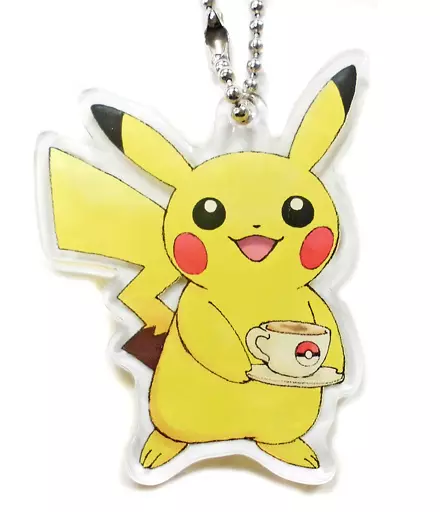 ピカチュウ 「ポケットモンスター Let’s Go! ピカ・ブイカフェ Produced by THE GUEST cafe＆diner アクリルキーホルダー」