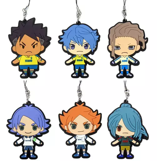 全6種セット デフォルメラバーマスコット2 「イナズマイレブン」