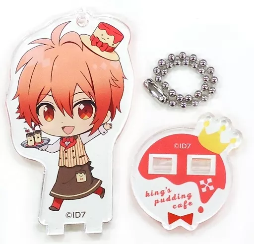 七瀬陸 「アイドリッシュセブン×animatecafe トレーディングアクリルスタンドキーホルダー 王様プリンカフェVer.」