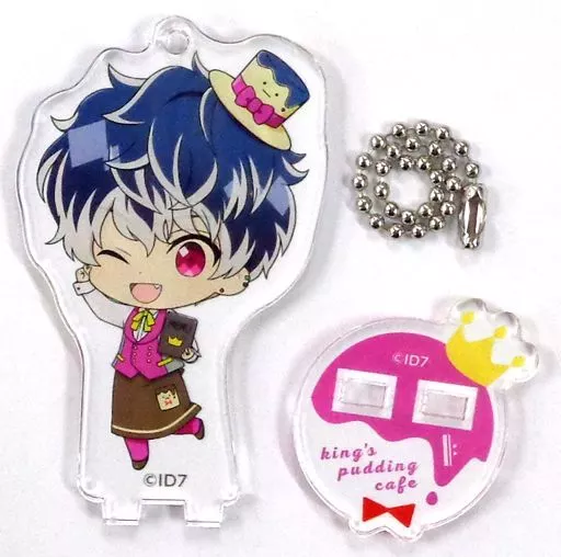 百 「アイドリッシュセブン×animatecafe トレーディングアクリルスタンドキーホルダー 王様プリンカフェVer.」