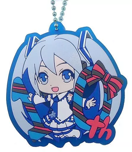 雪ミク ラバーマスコット 「ガシャポンくじ 初音ミク SNOW MIKU 2019 雪ミク2019あそーと」 B賞