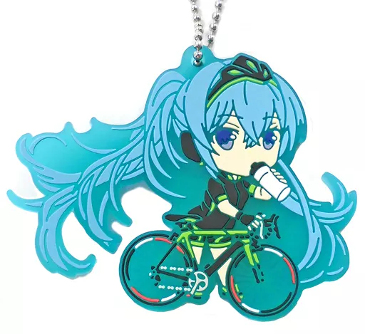 レーシングミク 2015 TeamUKYO 応援Ver. 「初音ミク GTプロジェクト10周年 ねんどろいどぷらす カプセルラバーキーチェーン」